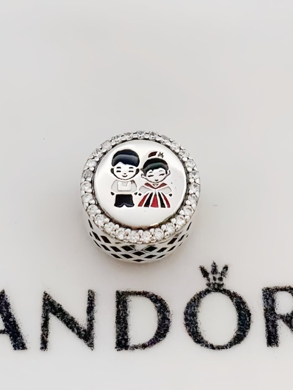 Philippines Limited Bead Charm Pendant, S925 Sterling Silver Jewelry